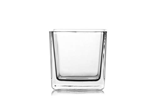 Vase en Verre Cube cod.VA00385ZZ cm 8x8x8h by Varotto & Co.