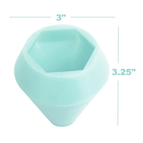 Moule à bougie diamant We R, moule géométrique pour bougie DIY en cire - 4