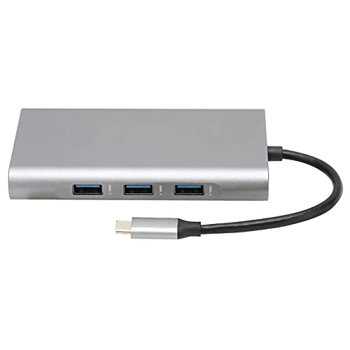 Hub d'accueil 10 en 1 résolvant le manque de ports via adaptateur USB C et extension PD