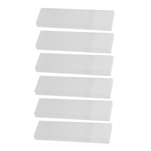 Healeved Scraper Travel Case 6pc Oral Care Holder Portable Box Plastic Scraper Storage Case Multipurpose for Toothbrushes
