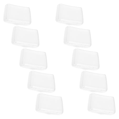 CONGARTENO 10 Puntas de Repuesto de PVC Transparentes para Alicates de Vidrio Puntas de Goma Resistentes para Protección Antirrayaduras Trabajos Vidrio