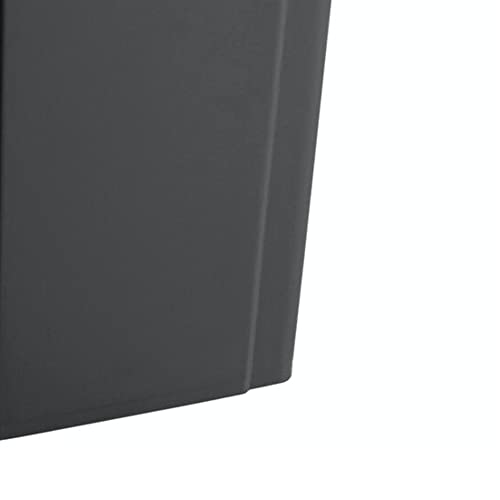 Mix.Home MX112348 19 Gallon Black Square Trash Can, Commercial Grade Plastic thumb #4