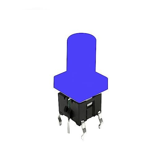 1 PCS Interruptor iluminado, 7.5 * 7.5 * 17.8 dimensiones, botones de operación del procesador de audio y video(D)