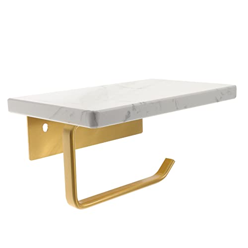 BUTIFULSIC Commercial Black Toilet Paper Holder Stand for Roll Rustic Paper Towel Mount