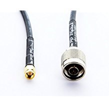 MPD Digital Genuine Times Microwave LMR240-MA (Mobile Antenna) Flexible Coaxial with SMA Male to N Male Connectors UHF VHF HF RF, 15 Feet