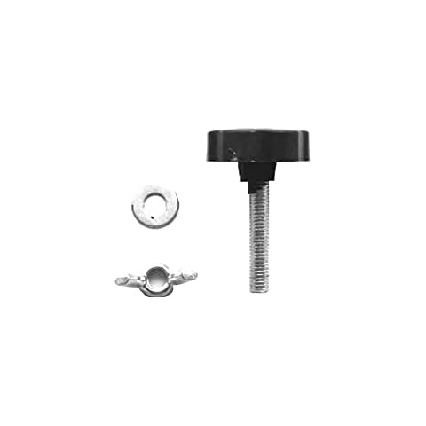 2 x Fittings for Garden Swing canopy frame Small Plastic & metal screw fittings (Black) Cover