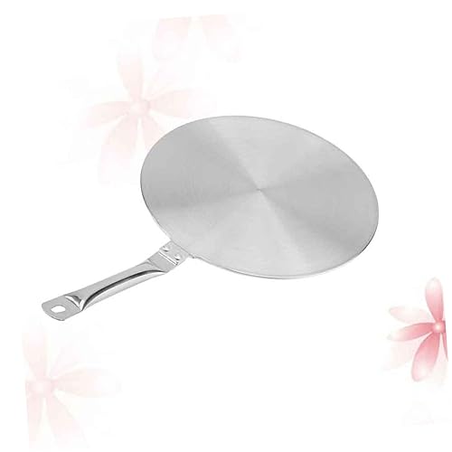 Mobestech Almohadilla Magnética para Cocina De Inducción Placa De Guía Térmica De Acero Inoxidable Disco Convertidor De Calor para Placa De Inducción Adecuado para Cocinar De