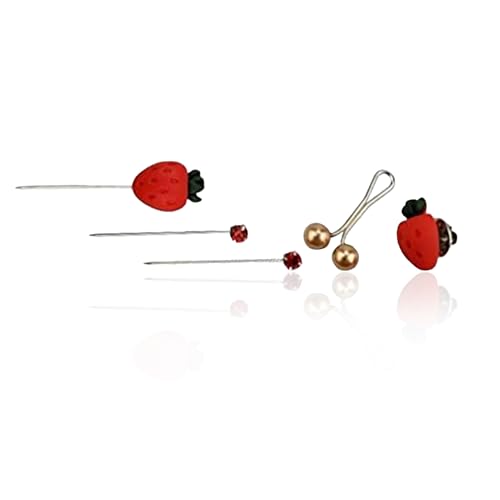 Image of MeiSie scarf pin set of 5 pcs /loop pin /hijab pin /stone hijab pin /brooche with tietack pin back