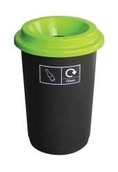 U-Group Ltd 50L Recycling Bin Black Base Only