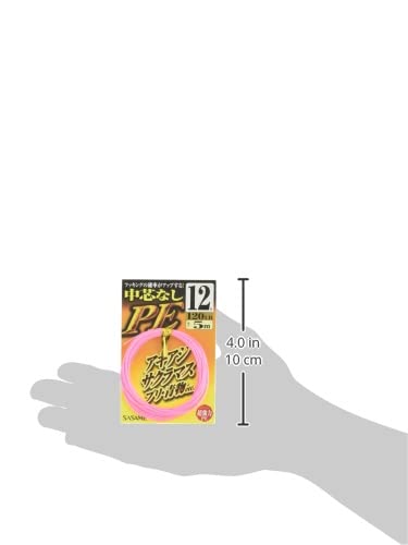 Sasame Needle N-215 PE Line No. 8, 16.4 ft, 80 lbs, Rosa miniatura 2