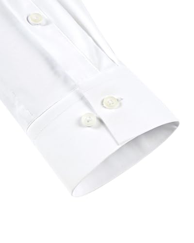 Men's 4-Way Stretch Dress Shirts Long Sleeve Wrinkle Free Slim Fit Business Casual Button Down Shirts for Men4