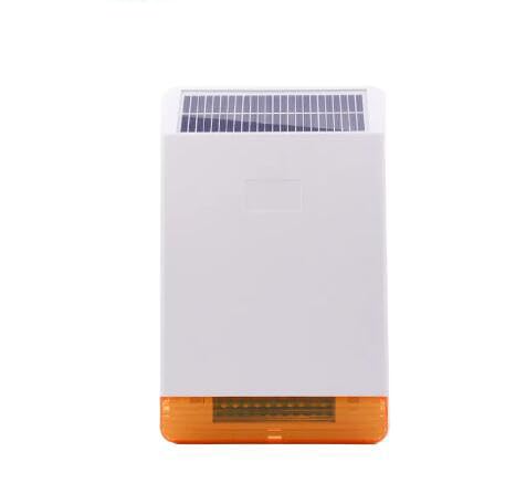 Alarma inalámbrica de intrusión en el hogar Sirene estroboscópica de energía solar 110db, 433mhz, MD-326R
