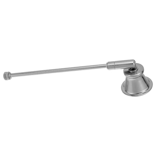 Cabilock Apagavelas de Metal Mango Largo Plateado Estilo Retro Extintor de Mecha para Velas Aromáticas Frasco Herramienta Segura para Apagar Velas Hogar y Eventos