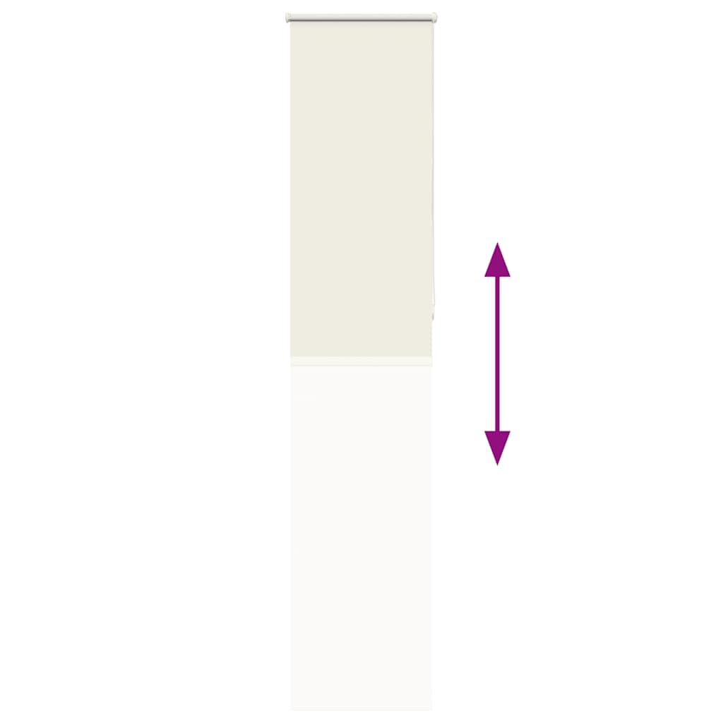 Tenda avvolgibile opaca, 40 x 230 cm, poliestere | bianco sporco, larghezza tessuto 35,7 cm, montaggio con viti o supporto, regolazione della catena