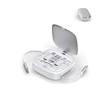 AITOBE 8in1 多機能データケーブル収納ボックス 巻き取り式充電ケーブルタイプc USB Type-Cケーブル PD 60W急速充電 Type-CからLightning/Micro USB/USB-A変換アダプター NANO SIM、マイクロSD/TFカードストレージ カードピッキング針 携帯電話スタンド(ホワイト)