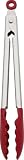 KitchenAid Silicone Stainless Steel Tongs, 12 Inch, Red