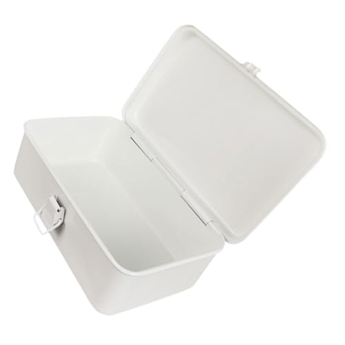 FRCOLOR Boîte à Bijoux Vintage Métal Avec Couvercle Coffre De Rangement Rétro Pour Femmes Organiseur Multifonction Pour Bagues Bracelets Et Accessoires Décoratifs