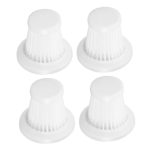 CIYODO 4個 車載掃除機用高密フィルターコア 洗浄可能で再利用対応 軽量コンパクト設計 葉や木屑など微細ゴミ捕集に 簡単交換で車内清掃に