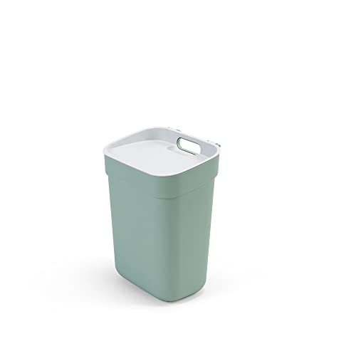 CURVER Ready to Collect Poubelle de recyclage 100% recyclé avec couvercle gris clair 10 l