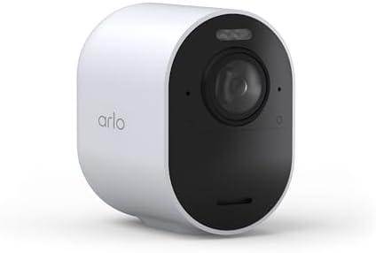 Arlo Ultra Add-On Security Camera 4K HDR (3rd Gen, 2025 Release) – Requires SmartHub, Wireless Outdoor Camera, Battery Power, Emergency Response, Event Caption, 1-Mo Trial of Secure Plan, 1 Cam, White