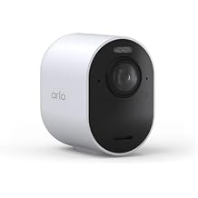 Arlo Ultra Add-On Security Camera 4K HDR 3rd Gen, 2025 Release - Requires SmartHub, Wireless Outdoor Camera, Battery Power, Emergency Response, Event Caption, 1-Mo Trial of Secure Plan, 1 Cam, White