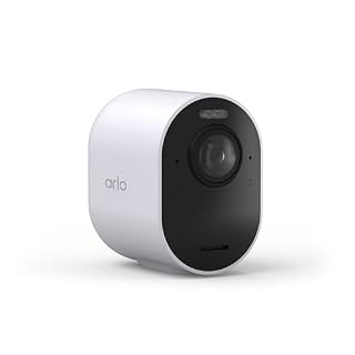 Arlo Ultra Add-On Security Camera 4K HDR (3rd Gen, 2025 Release) - Requires SmartHub, Wireless Outdoor Camera, Battery Power, Emergency Response, Event Caption, 1 Cam, White (Renewed)