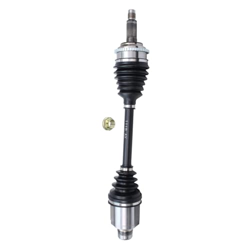 Image of Detroit Axle - Front 2pc Steering Knuckle CV Axle for Ford Fusion Mercury Milan Lincoln MKZ 2006 2007 2008 2009 2010 2011 2012 Passenger Side CV Axle Steering Knuckle & Wheel Bearing Hub Replacement