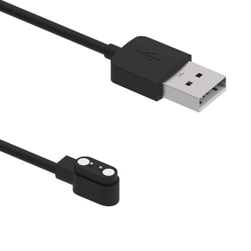 BabyValley Magnetic Charging Cable Compatible with 3Plus Vibe Pro Smart Watch Charger, Charger USB Cord Replacement Charger Dock for 3Plus Vibe Lite Accessories (Black)