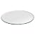 TroySys Beveled Polished Tempered Glass Table Top, 24" L Round, 1/4" H Thick