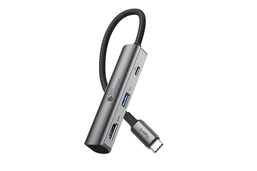 Hub USB-C haute performance en finition anthracite avec HDMI et PD 94W - 3