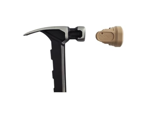 Image of Spec Ops Tools Framing Hammer for Carpentry & Demolition, Magnetic Nail Holder, Rip Claw, Soft Mallet Cap, Milled Face with Mallet Cap 22 Oz