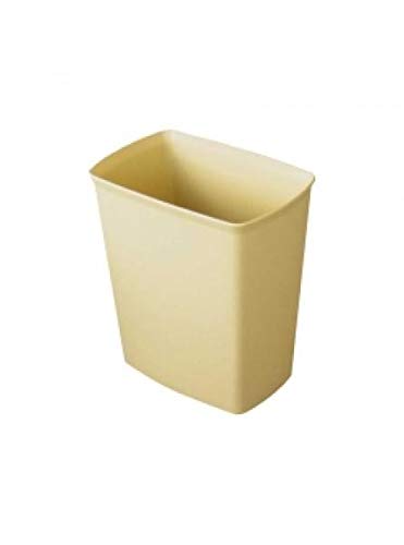 U-Group Ltd Fire Resistant Bin Approx 6.6L-7 Qt in Black, grey and Beige - Beige