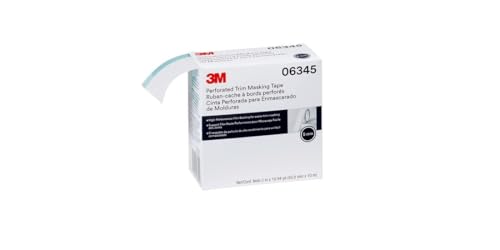 Ruban de masquage pour vitres auto 3M 06345 soulevant les joints de carrosserie 10 m