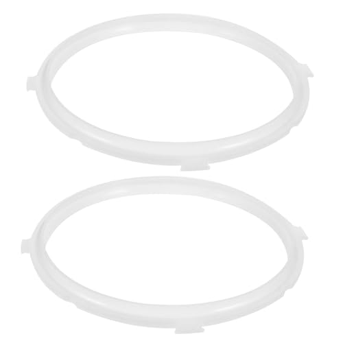 TOPPERFUN 2Piezas Anillos de Sellado de Silicona para Olla de Presión Eléctrica Compatible con Cocinas de Resistente Altas Instalación Accesorios