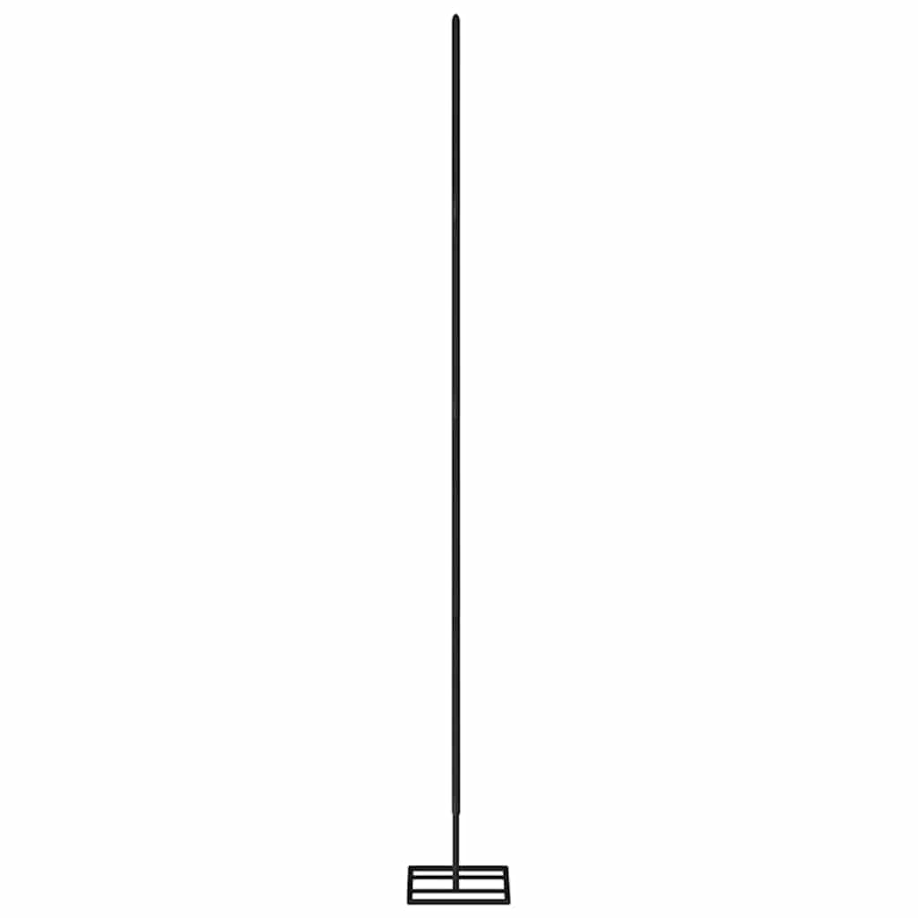 Sapin de Noël en métal noir 90 cm avec 18 crochets - En acier revêtu par pulvérisation - Design moderne pour boules de Noël et guirlandes lumineuses - Peu encombrant
