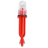 Safety Beacon Light, Boat Flares Kayak Navigation Lights Emergency Flares Warning Flashing Bar Electronic Visual Distress Signal Bait Lure Lamp for Paddles Pontoon Kayaking Marine Pontoon Ship(red)