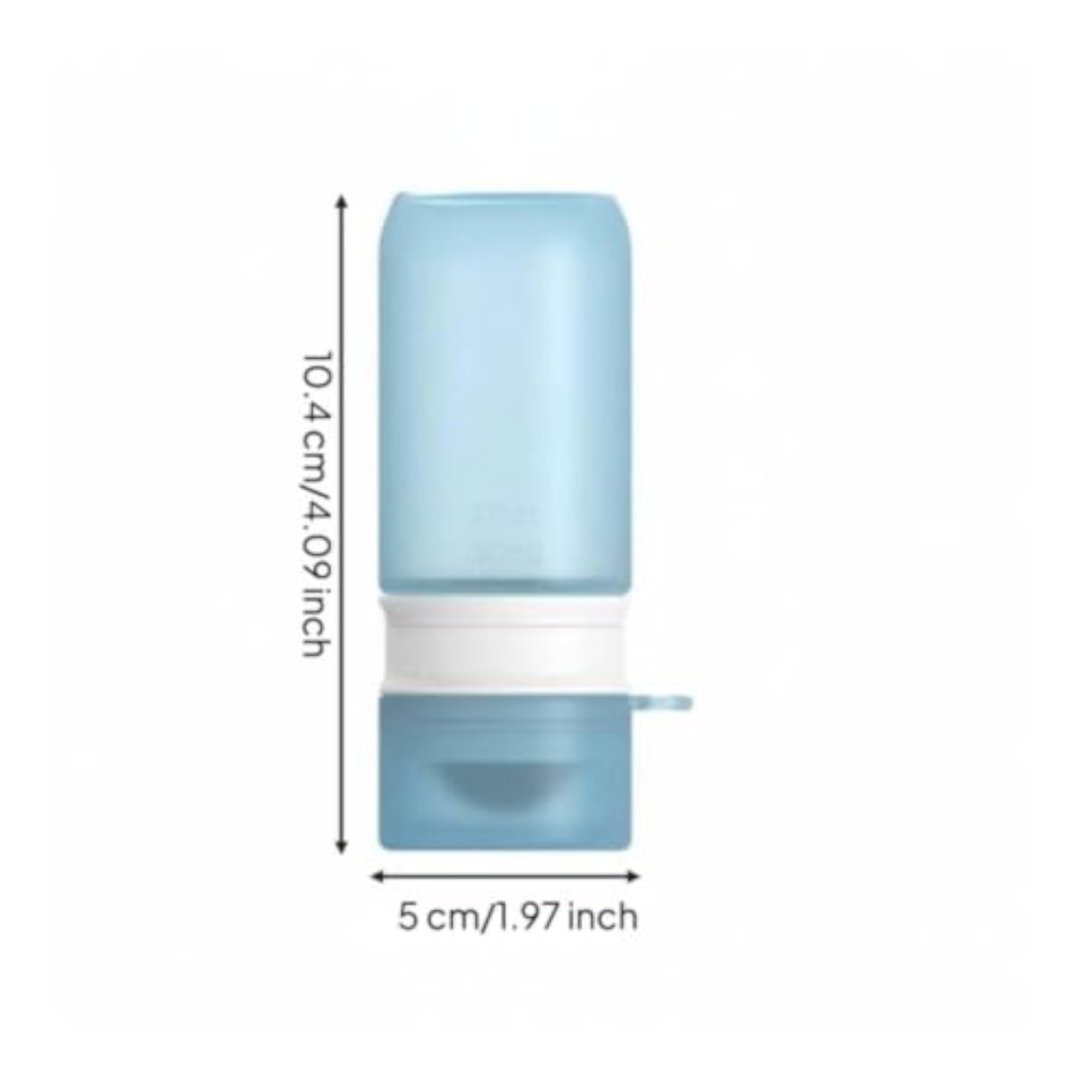 Portable Refillable Silicone Sunscreen Applicator Bottle