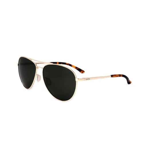 SMITH Layback Gafas de Sol, Dorado/Gris Verde, Talla única Unisex Adulto