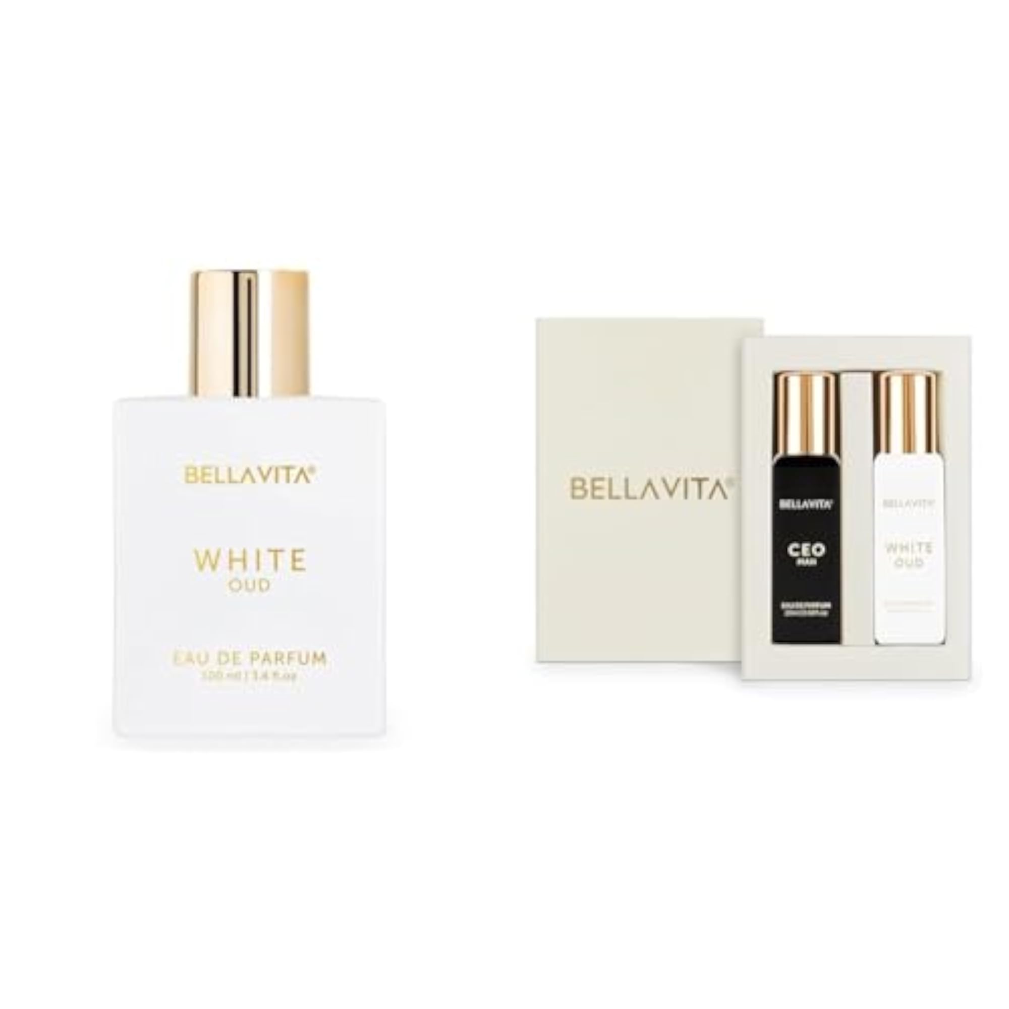 White Oud Unisex Eau De Parfum Combo Pack of 2, 20ml Each