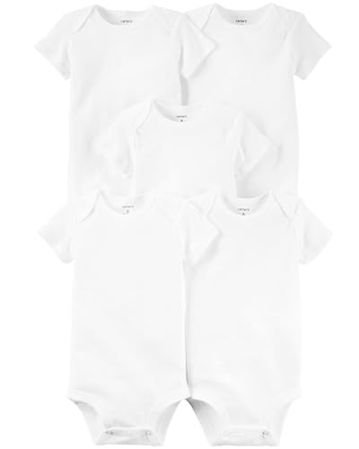Carter's Baby Girls' 5 Pack Bodysuits (Baby), Kitty Love
