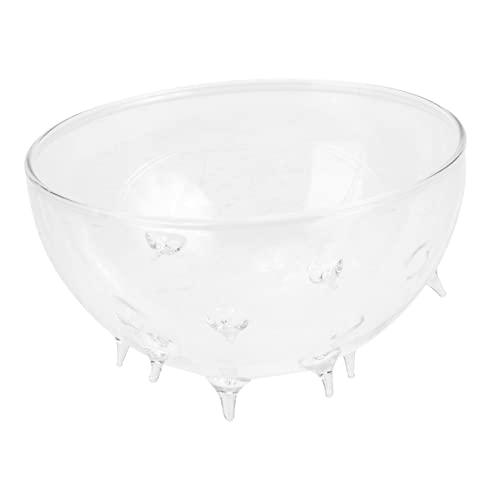 YARNOW Cuenco De Cristal De Erizo De Mar Ensaladera Fuentes Vajilla Decoración Cuenco De Cristal Creativo Cuenco para Servir Comida Cuenco para Servir Sushi Vidrio Estado De Ánimo Cocina