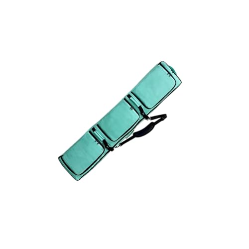 Zambuph Large Capacity Ski Bag Snowboard Bag with Wheels Air Travel Ski Equipment Adjustability Innovative Storage Options Snowboard with Wheels Air Travel Adjustable, Green, 165x36x20cm