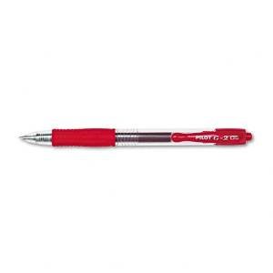 Pack de 3 bolígrafos retractiles PILOT tinta roja
