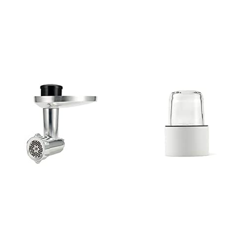 Kenwood KAX950ME Food Mincer Attachment & Chef / XL AT320 Multi Mill Attachment White Amazon