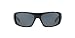 Arnette Men's AN4182 Hot Shot Rectangular Wrap Sunglasses, Gloss Black/Grey Polarized, 62 mm
