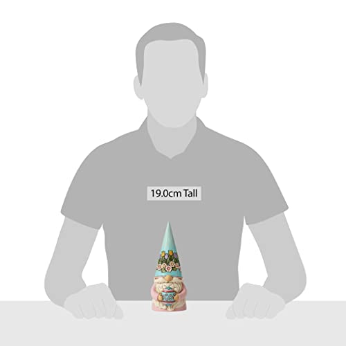 Enesco Jim Shore Heartwood Creek Gnome Holding Easter Egg Figurine, 7.48 Inch, Multicolor #TOP2