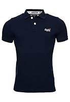 Superdry Men's Classic Pique Polo, New Eclipse Navy, 2XL
