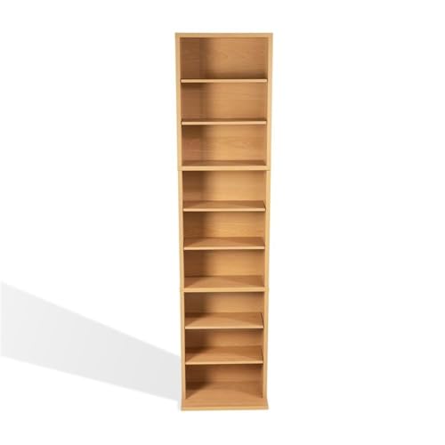 Atlantic 74735728 Summit CD DVD Shelf For Inside, Media & collectable storage, Engineered Wood, Maple, FURNITURE