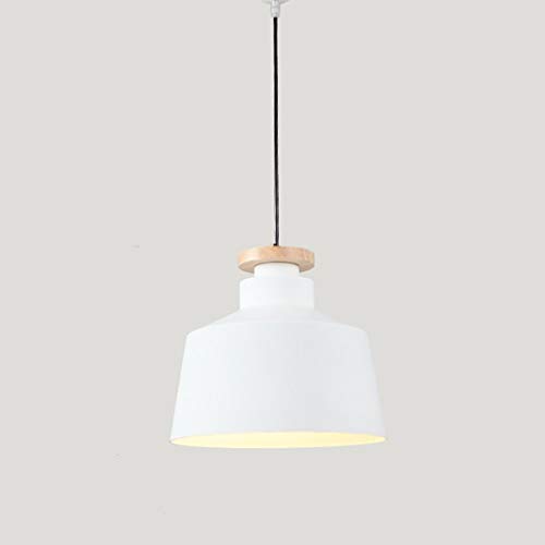 Lustre industriel moderne en bois pour éclairage de table de restaurant