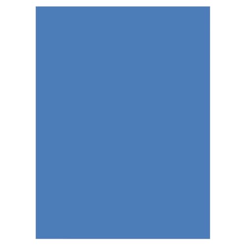 Image of Prang Construction Paper, 9 inch x 12 inch, Bright Blue, 50 /Pack, 50 Packs | Formerly SunWorks, Class Pack, 2500 Sheets Total, P7503